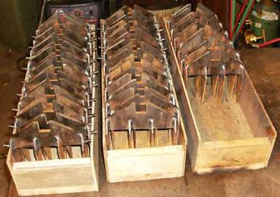 In production . . . cut with waterjet!